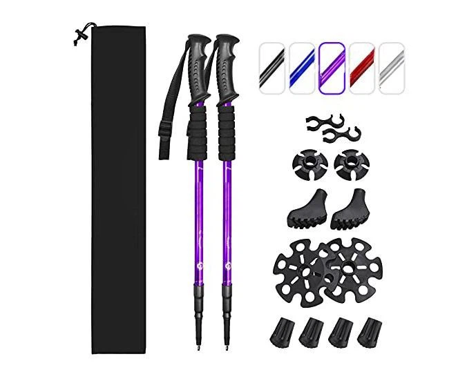 Teleskooppiset kävelykepit retkeilyyn